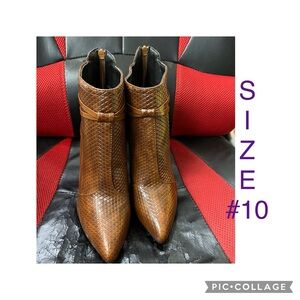 Elegant Brown Women's Ankle Boots